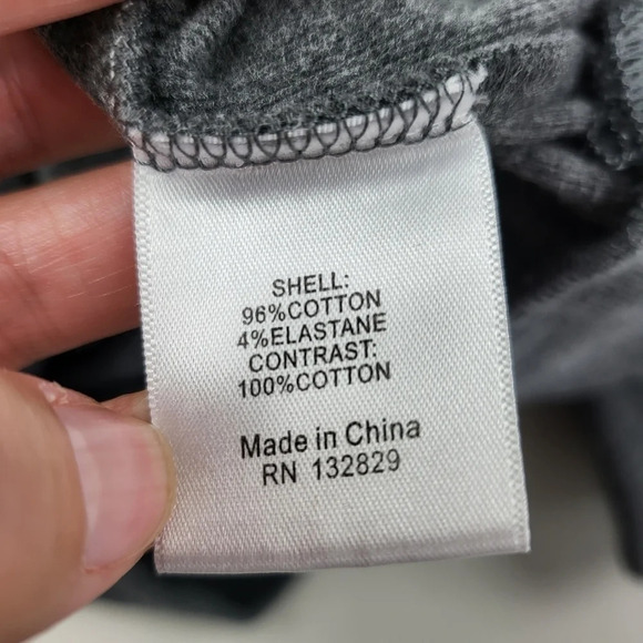 Privacy Please Top Off The Shoulder Charcoal Gray Knit Top Blouse Sz XS - Picture 6 of 10